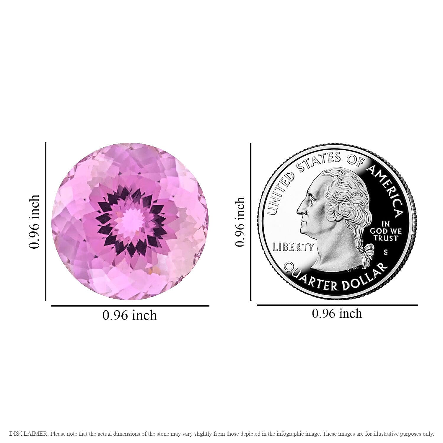 Certified and Appraised AAAA Patroke Kunzite (Rnd Free Size) 70.88 ctw