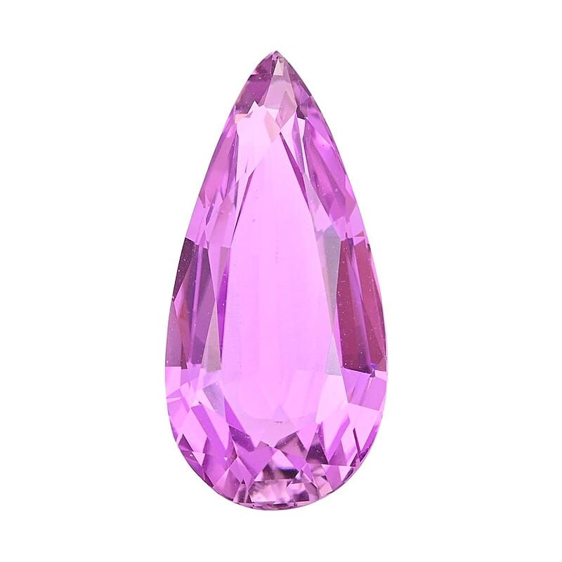 Certified & Appraised AAAA Patroke Kunzite (Pear Free Size) 35.14 ctw
