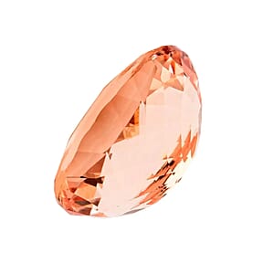 One Of A Kind Certified & Appraised AAAA Marropino Morganite (Oval Free Size) 18.02 ctw