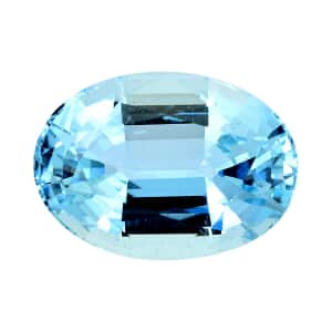 Chairman Vault Collection One Of A Kind Certified & Appraised AAAA Santa Maria Aquamarine (Oval Free Size) 8.23 ctw