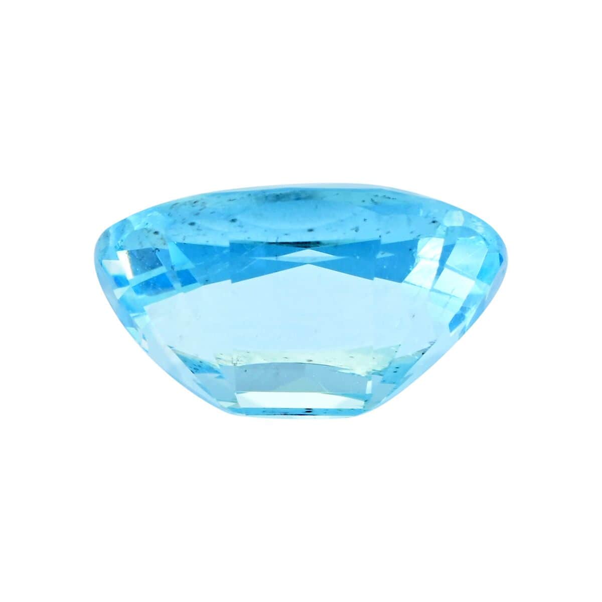 Chairman Vault Collection One Of A Kind Certified & Appraised AAAA Santa Maria Aquamarine (Oval Free Size) 8.23 ctw image number 2