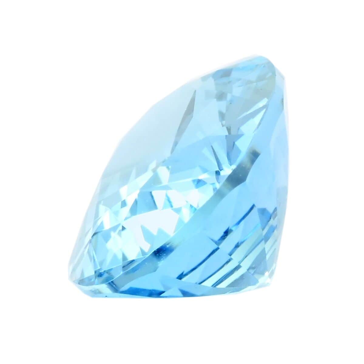 One Of A Kind Certified & Appraised AAAA Santa Maria Aquamarine (Oval Free Size) 6.29 ctw image number 1