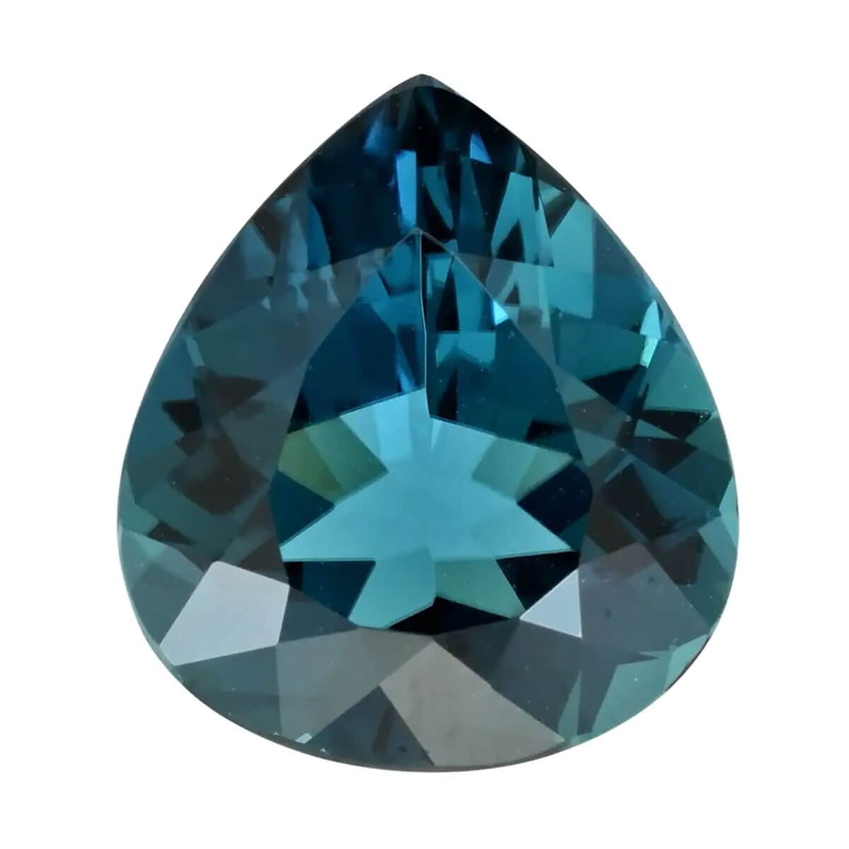 One Of A Kind Certified & Appraised AAAA Monte Belo Indicolite (Pear Free Size) 7.46 ctw image number 0