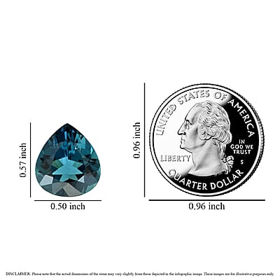 One Of A Kind Certified & Appraised AAAA Monte Belo Indicolite (Pear Free Size) 7.46 ctw
