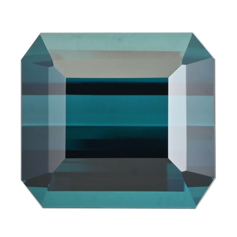 (Do Not Schedule For LS) Chairman Vault Collection Certified & Appraised AAAA Monte Belo Indicolite (Oct Free Size) 14.49 ctw