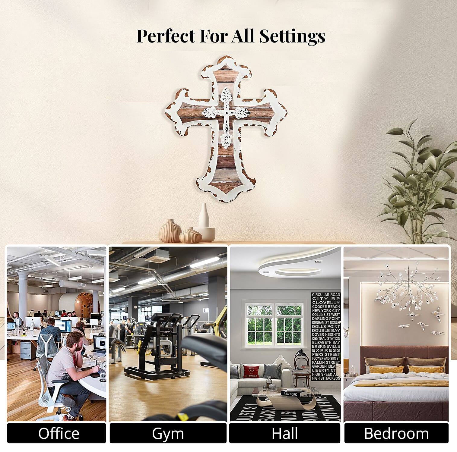 Closeout Wooden Wall Cross