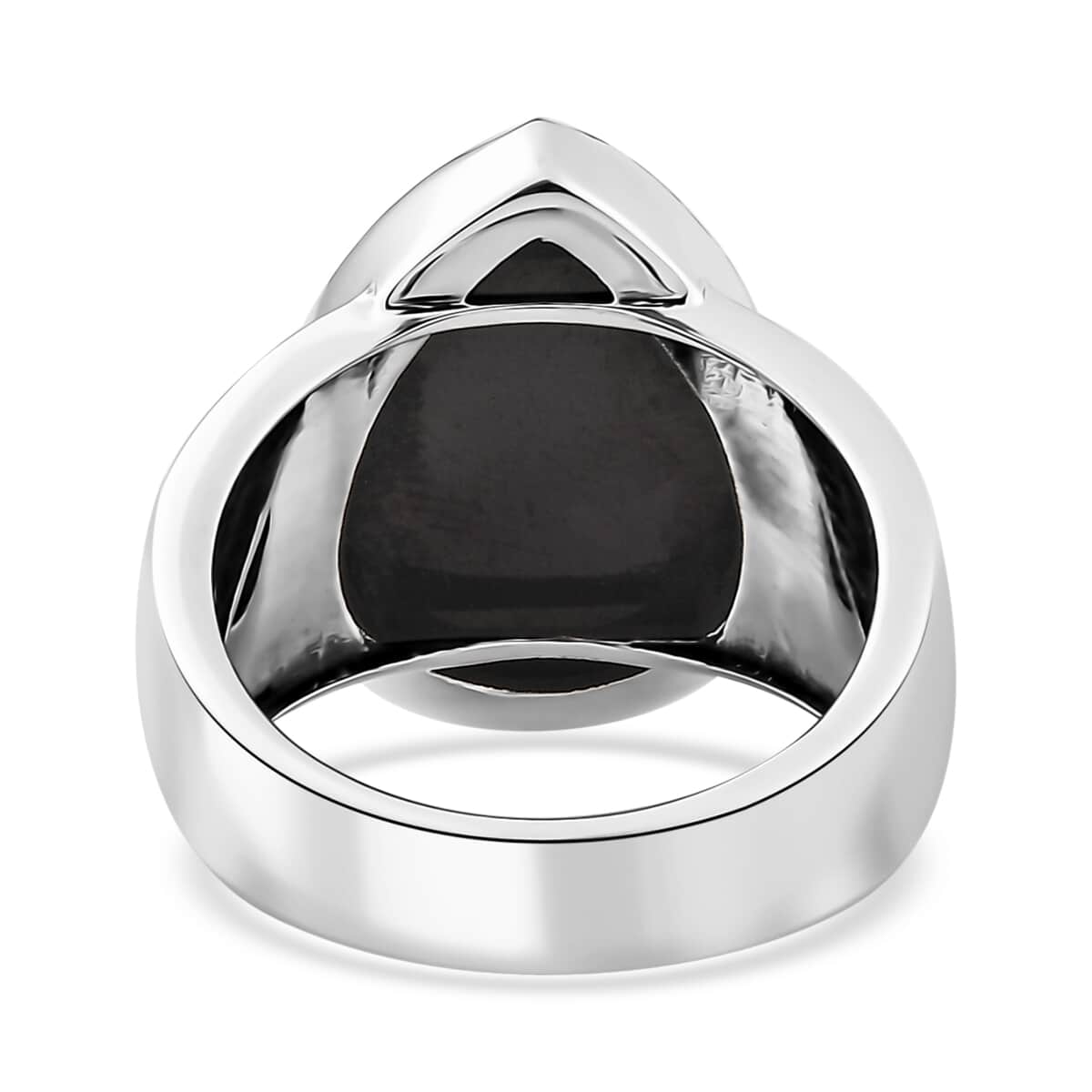 Artisan Crafted Elite Shungite South West Style Celestial Ring in Sterling Silver (Size 7.0) 7.25 ctw image number 4