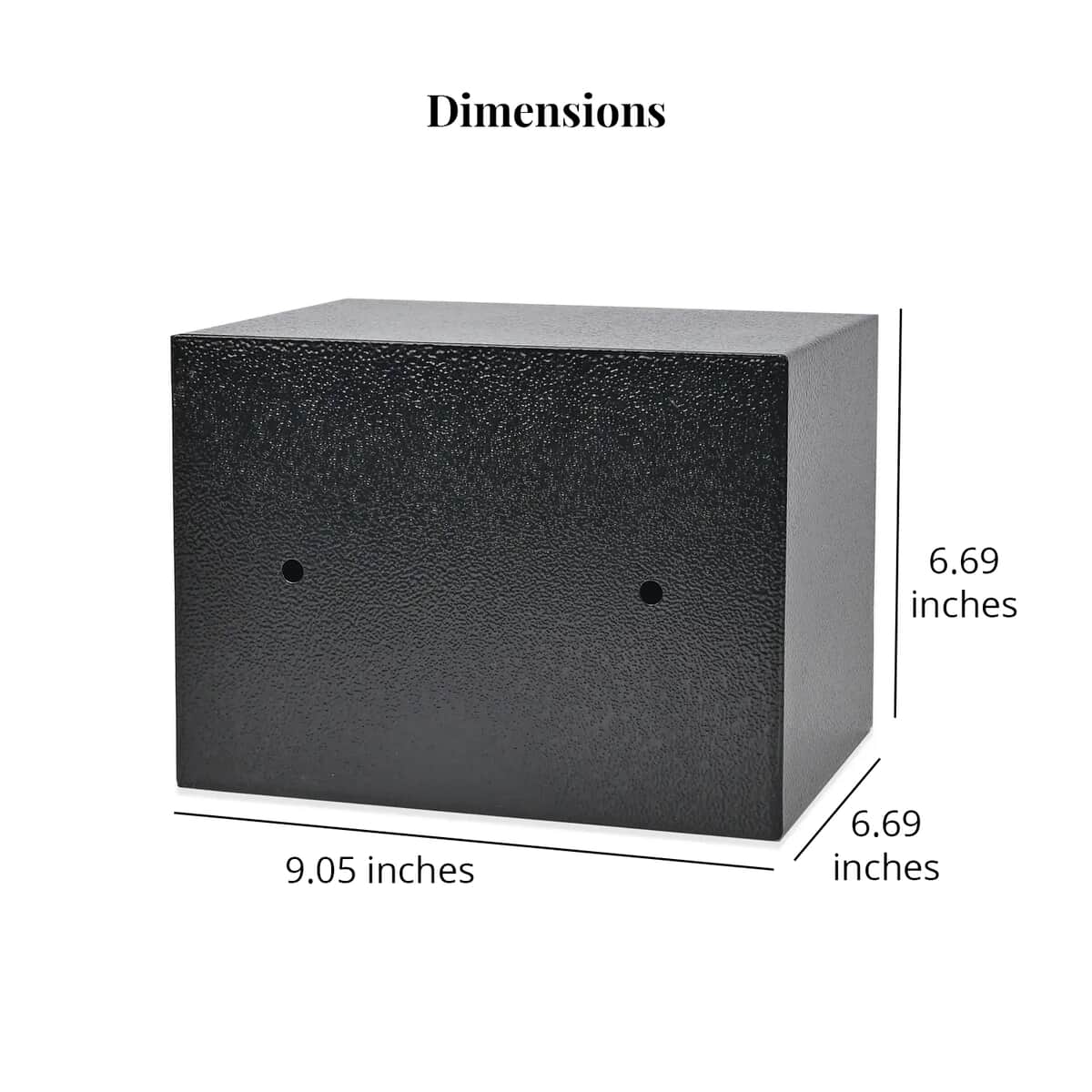 Safe Box with Password Lock and Two Emergency Keys (Powered by 4xAA Batteries) image number 6