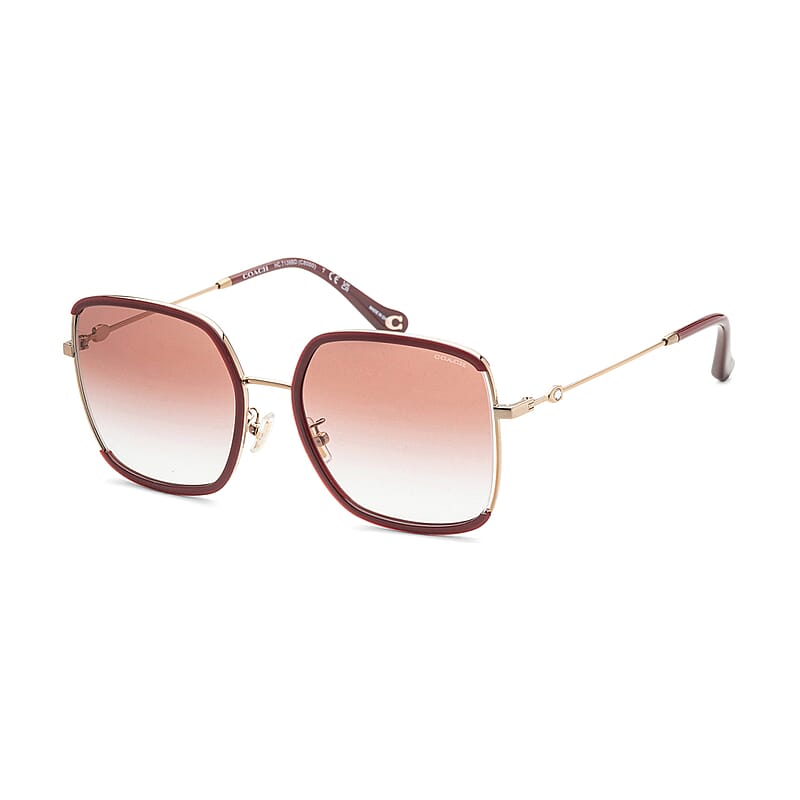 Coach Women's Rose Gold Fashion Sunglasses with Protection Case