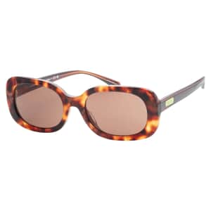 Coach Women's Pearlescent Amber Tortoise Sunglasses with Protection Case