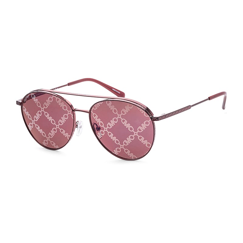 Michael Kors Women's Cordovan Aviator Sunglasses with Protection Case