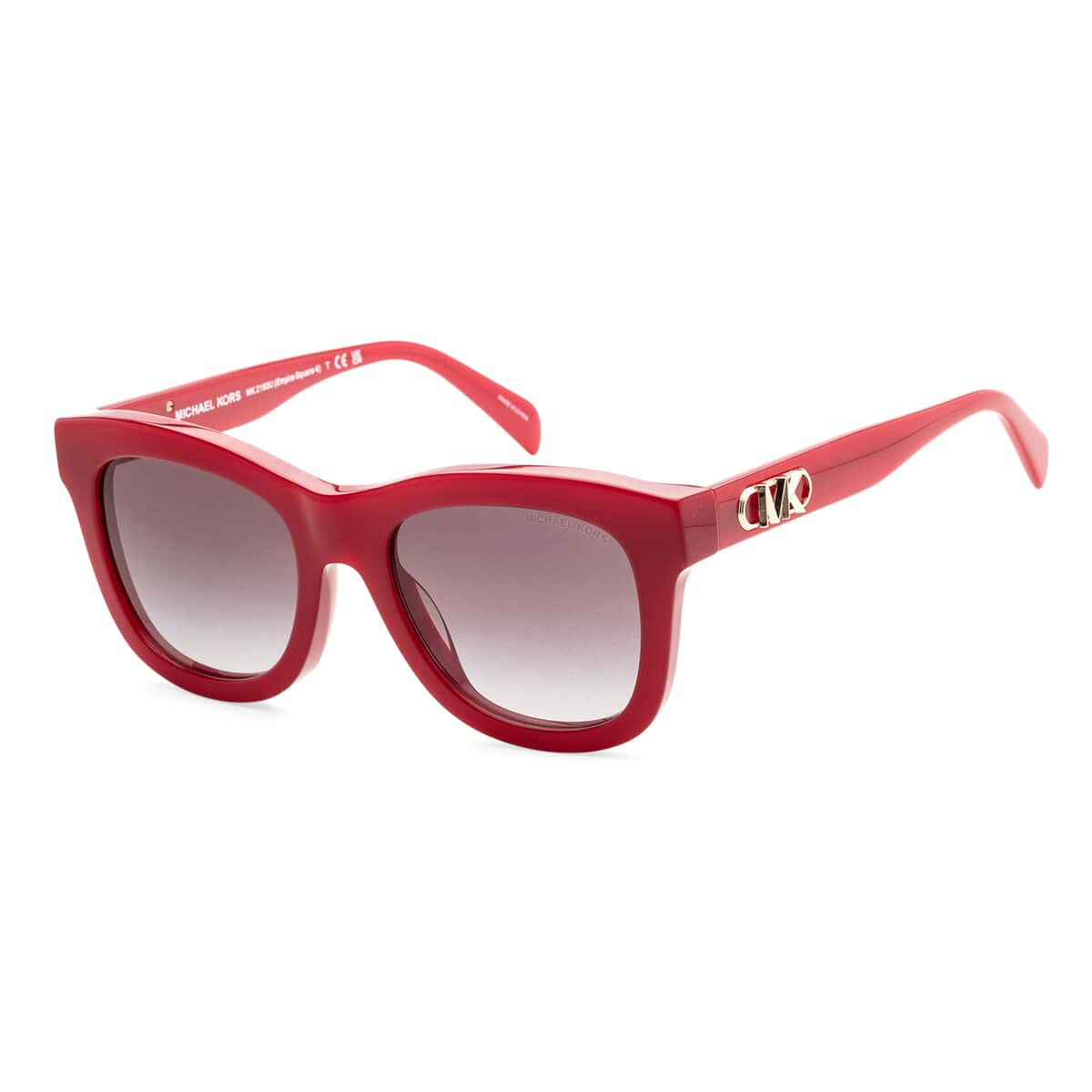 Michael Kors Women's Red Aviator Sunglasses with Protection Case image number 0