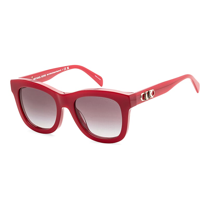 Michael Kors Women's Red Aviator Sunglasses with Protection Case