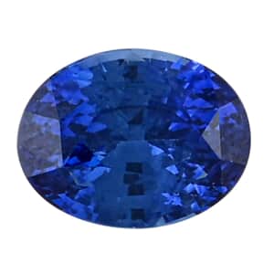 One Of A Kind Certified & Appraised AAAA Ceylon Blue Sapphire (Oval Free Size) 3.55 ctw