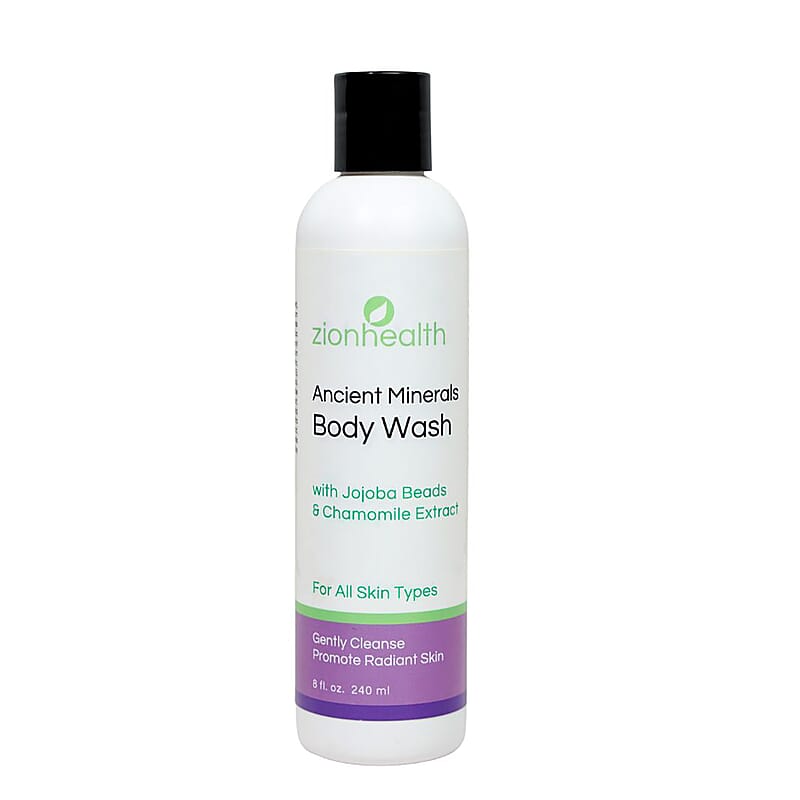 ZionHealth Body Wash with Ancient Clay Rosemary & Sage (8oz) (Ships in 8-10 Business Days)