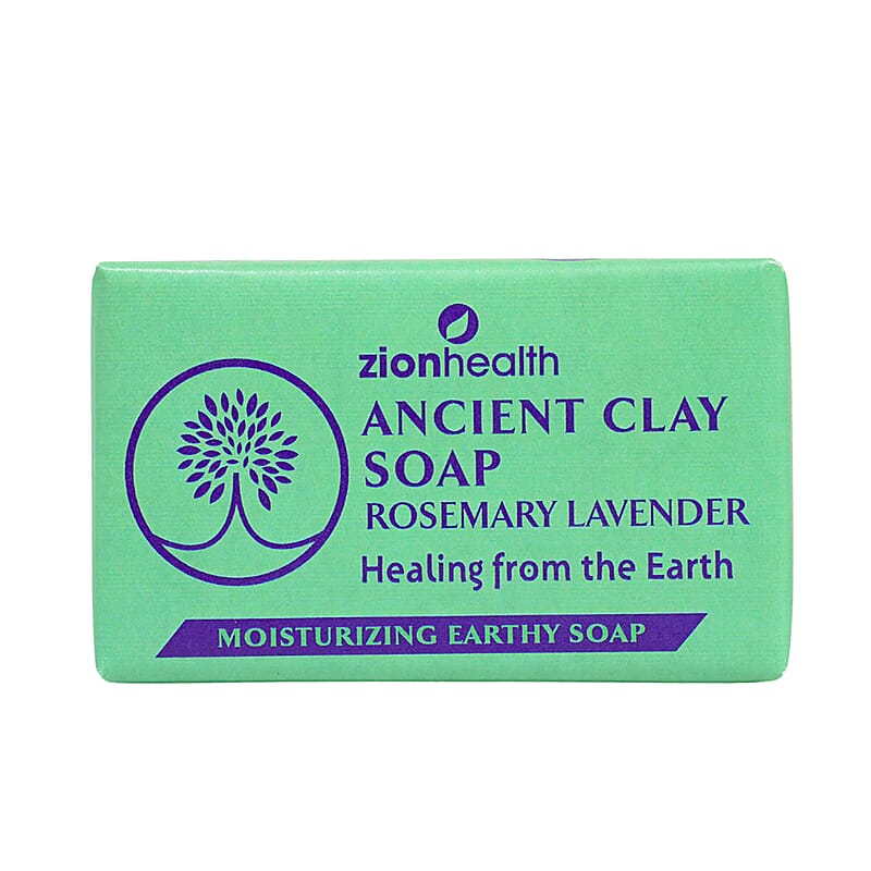 Zion Health Clay Soap Rosemary Lavender 6 Oz (Ships in 8-10 Business Days)