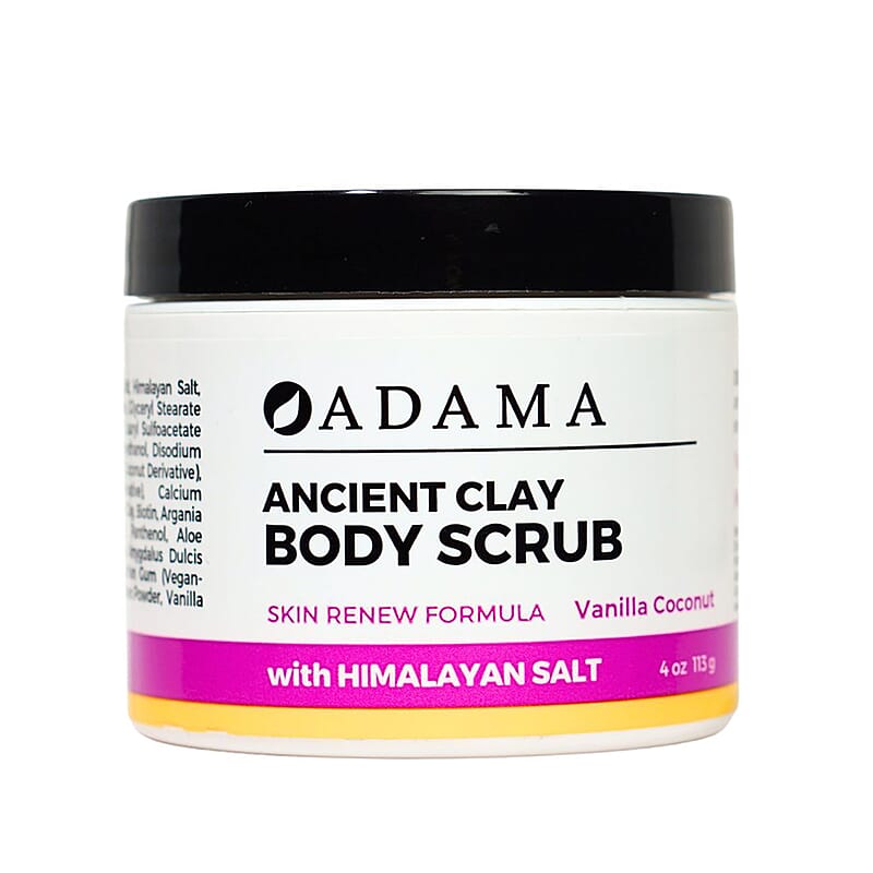 ZionHealth Skin Renew Body Scrub with Himalayan Salt- Vanilla Coconut (4oz) (Ships in 8-10 Business Days)