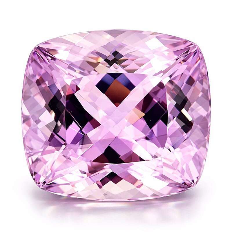 Certified and Appraised AAAA Patroke Kunzite (Cush Free Size) 27.50 ctw