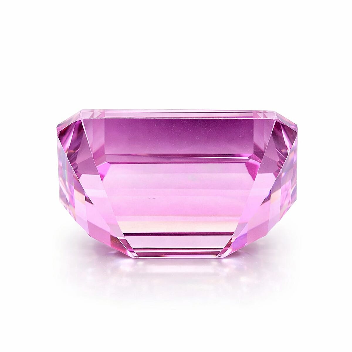 Certified and Appraised AAAA Patroke Kunzite (Oct Free Size) 27.50 ctw