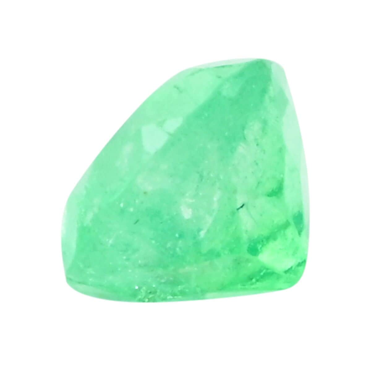 AAAA Boyaca Colombian Mint Emerald (Pear Free Size) 1.00 ctw image number 1