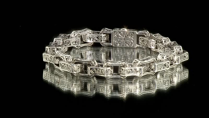 Bali Legacy Men's Bracelet in Sterling Silver (6.50 In) 33.94 Grams
