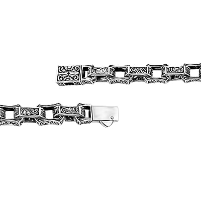 Bali Legacy Men's Bracelet in Sterling Silver (6.50 In) 33.94 Grams