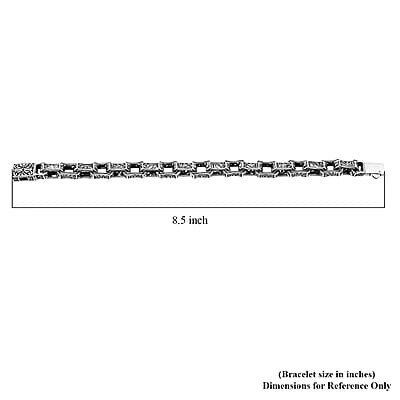 Bali Legacy Men's Bracelet in Sterling Silver (6.50 In) 33.94 Grams