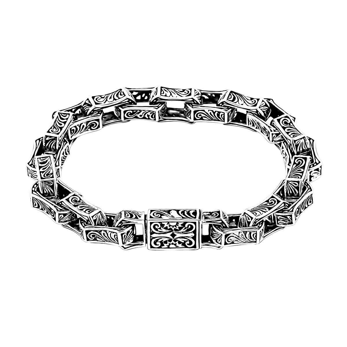 Bali Legacy Men's Bracelet in Sterling Silver (8.00 In) 40.36 Grams image number 3