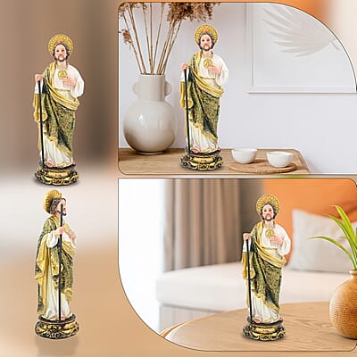 Closeout Multi Color Polyresin St. Jude Figurine