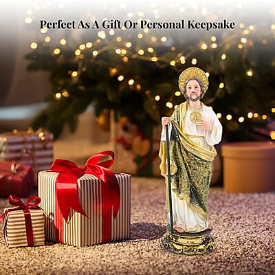 Closeout Multi Color Polyresin St. Jude Figurine