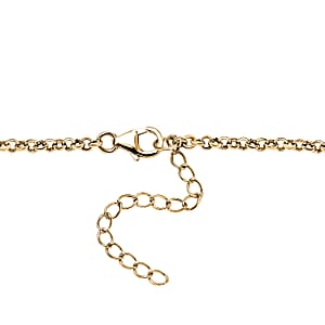 Montepuez Ruby and White Zircon Heart Bracelet in Vermeil Yellow Gold Over Sterling Silver (7.25-9.25In) 1.80 ctw