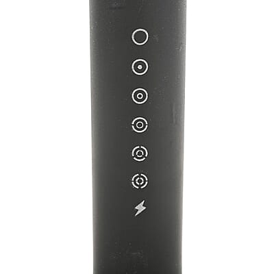 Closeout Total Vision Black Rechargeable Toothbrush with 4 Heads