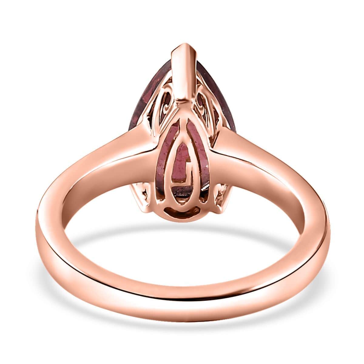 Luxoro 10K Rose Gold Premium Blush Apatite Solitaire Ring (Size 6.0) 4.10 Grams 3.25 ctw image number 4