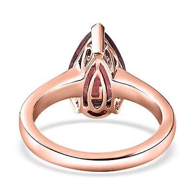 Luxoro 10K Rose Gold Premium Blush Apatite Solitaire Ring (Size 10.0) (4.10 g) 3.25 ctw