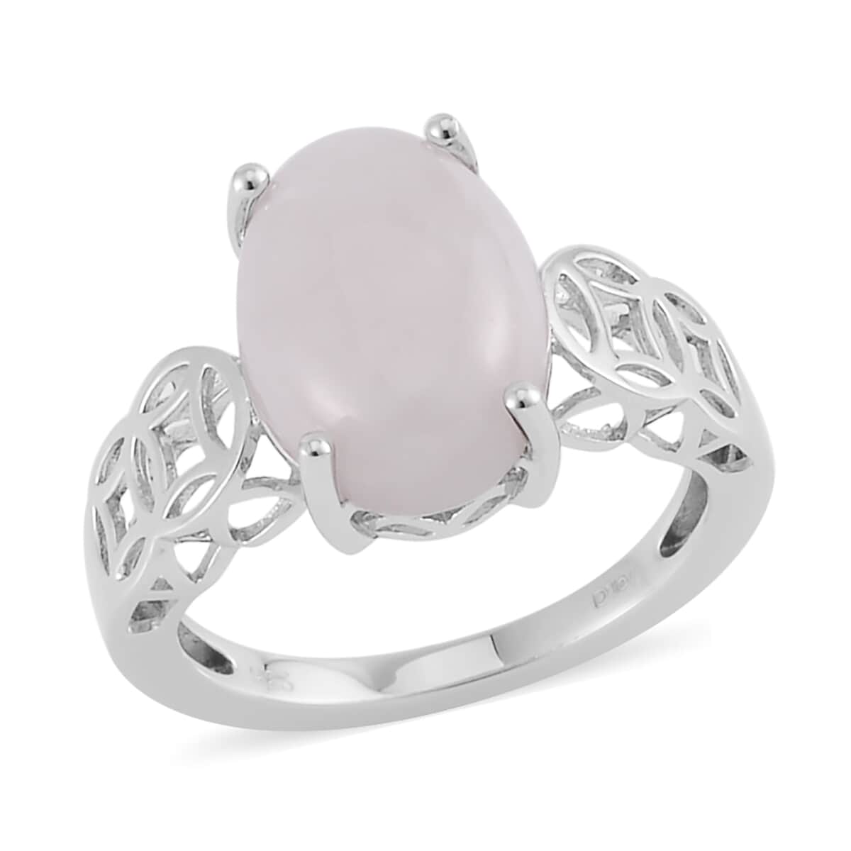 Natural Jade Money Coin Ring in Platinum Over Sterling Silver (Size 10.0) 6.65 ctw image number 0