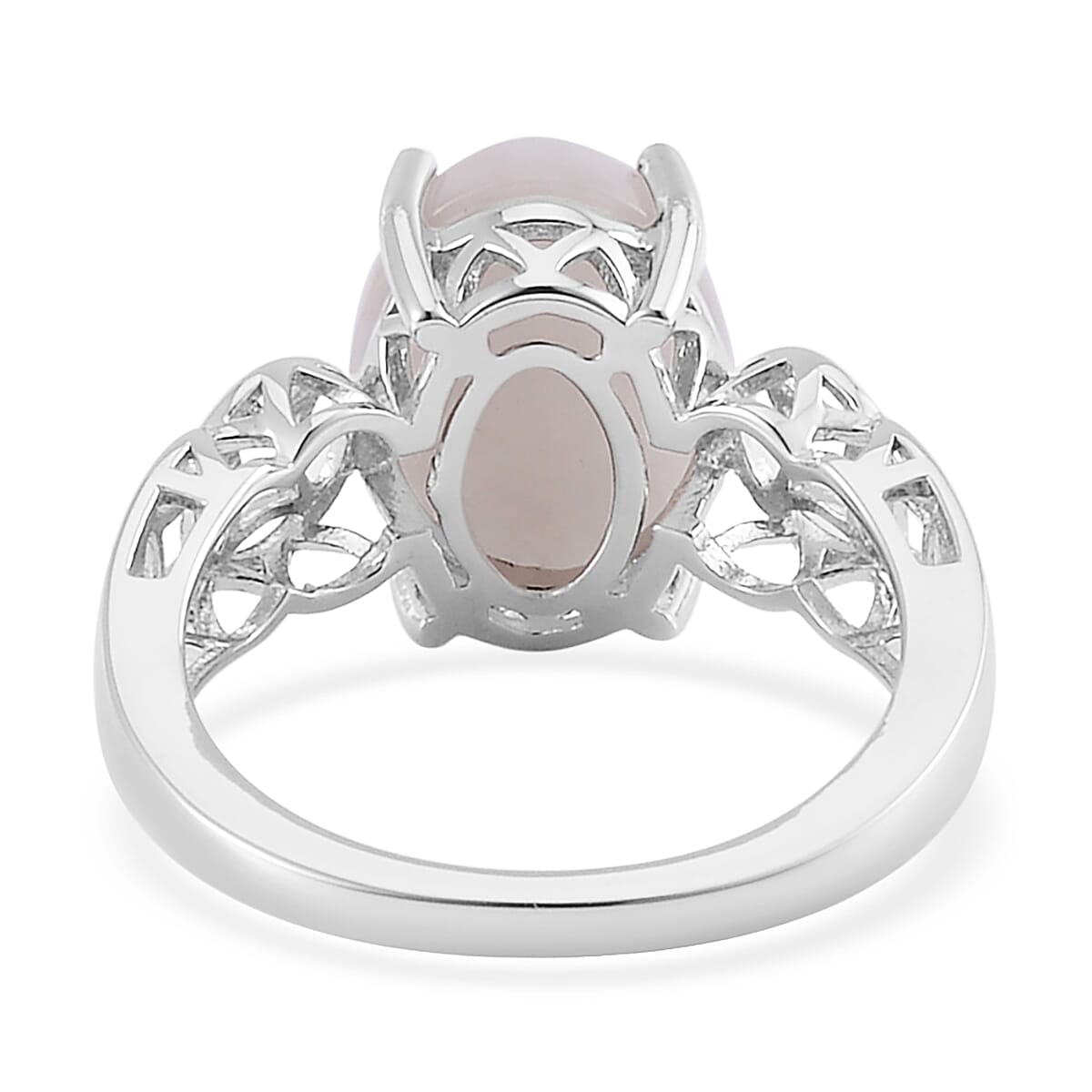 Natural Jade Money Coin Ring in Platinum Over Sterling Silver (Size 10.0) 6.65 ctw