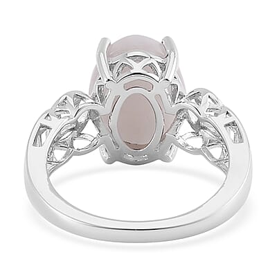 Natural Jade Money Coin Ring in Platinum Over Sterling Silver (Size 10.0) 6.65 ctw