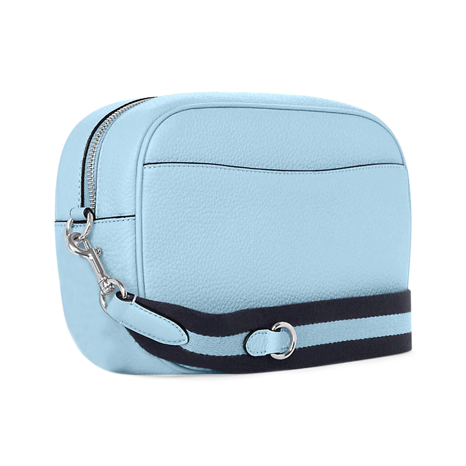 Coach Blue Trompe L'oeil Print Pebble Leather Jamie Camera Bag