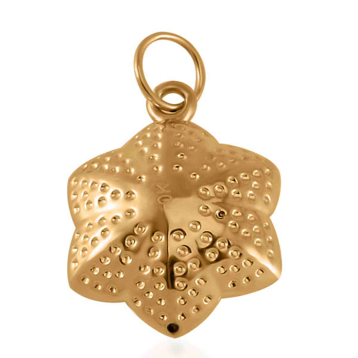 Electroform Floral Pendant in 10K Yellow Gold image number 3