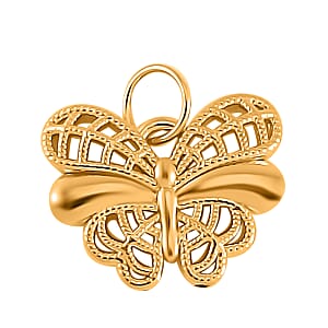 10K Yellow Gold Butterfly Pendant without Chain 0.30 Grams