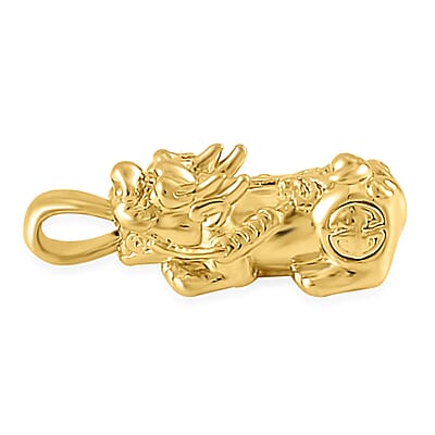 Luxoro 10K Yellow Gold Electroform Pixiu Pendant without Chain