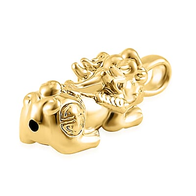 Luxoro 10K Yellow Gold Electroform Pixiu Pendant without Chain