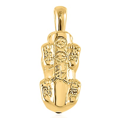 Luxoro 10K Yellow Gold Electroform Pixiu Pendant without Chain