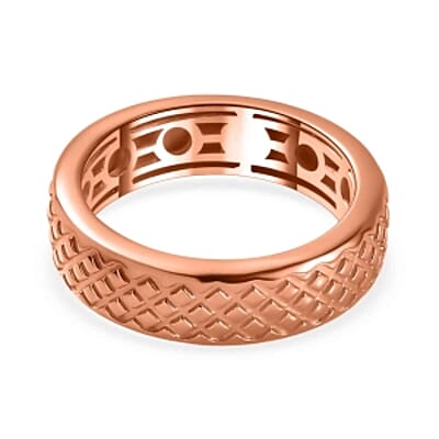 Vermeil RG Over Sterling Silver Ring (Size 11.5) 5.51 g