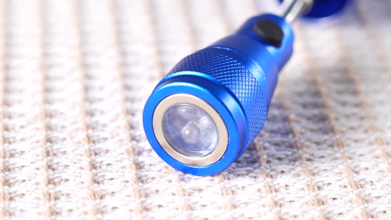Blue Multifunction LED (3LED Lumen + 18 White SMD + 9 Red SMD) Flex Flash Torch