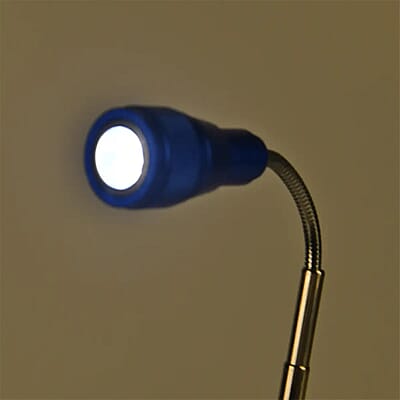 Blue Multifunction LED (3LED Lumen + 18 White SMD + 9 Red SMD) Flex Flash Torch