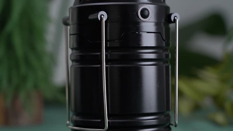 Rechargeable LED Flashlight Lantern with Red Flashers (3xAA Battery not Included)