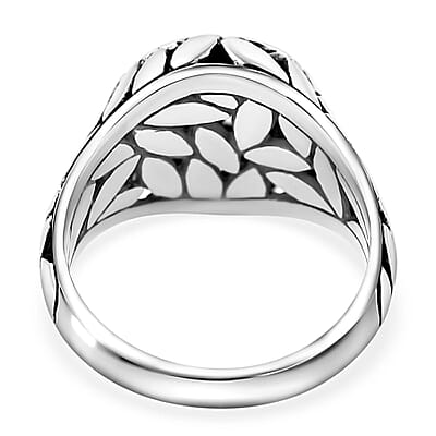 Bali Legacy Leafs Ring in Sterling Silver (Size 10.0) 5.30 Grams