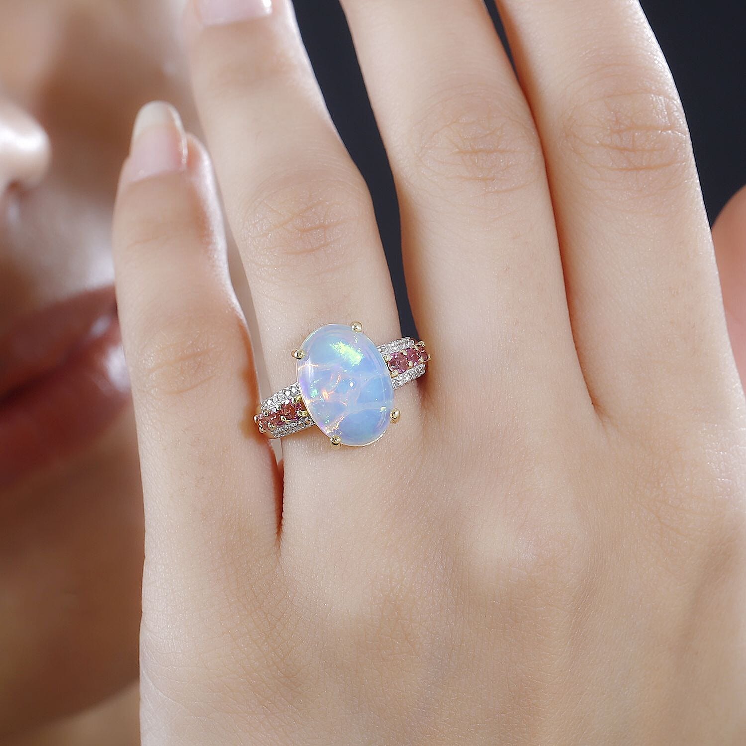 Ethiopian Welo Opal & Rubellite / 10 - Product card gallery slide 4 (9432069275903)