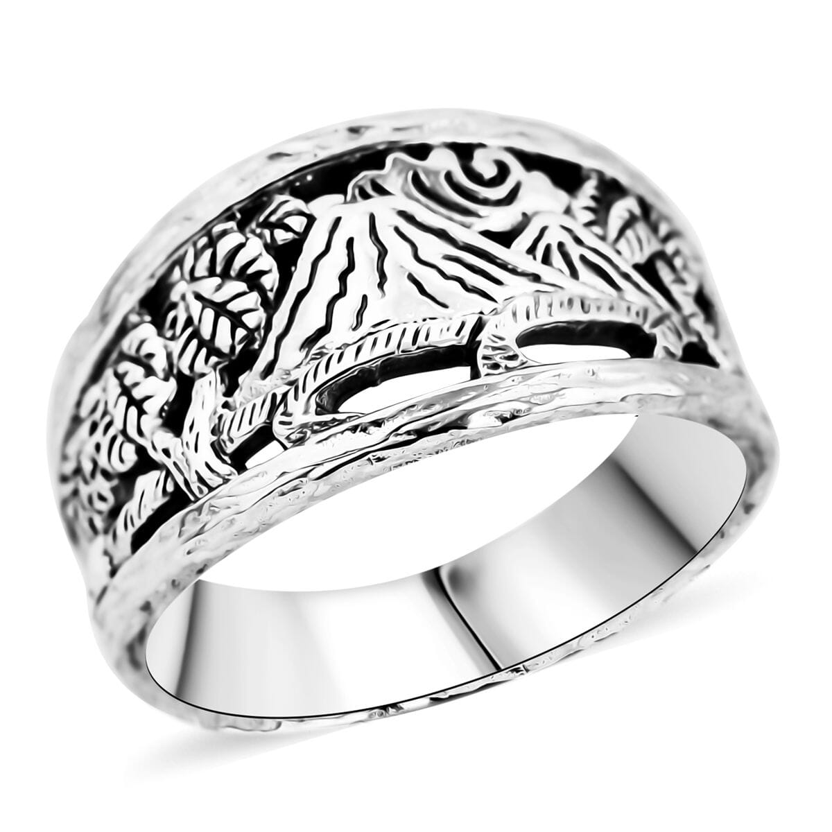 Bali Legacy Ring in Sterling Silver (Size 11.0) 6.10 Grams image number 0
